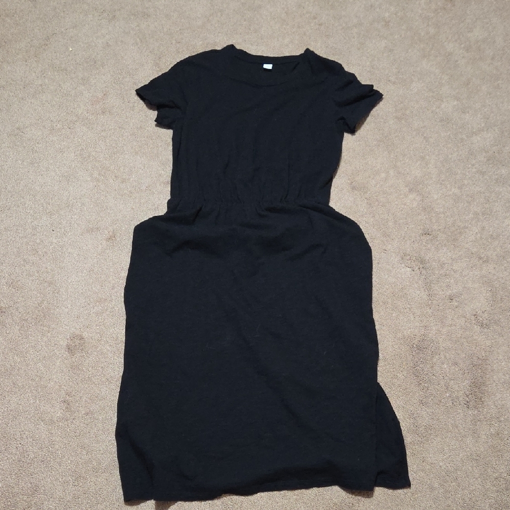 Old Navy Classic Black Midi Dress